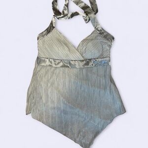 Studio 1940 Shimmering Gray Top